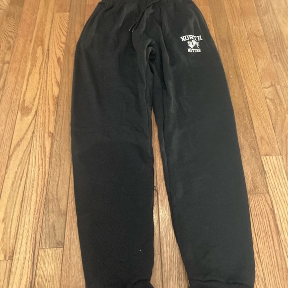NorthNature embroidered fleece sweatpants - Picture 2 of 2